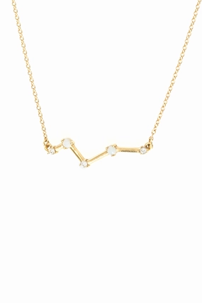 14Kt Opal And Diamond Constellation Necklace Hot Pick Deal