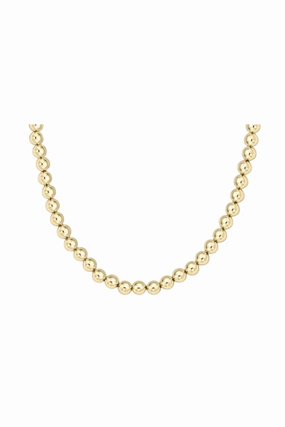15" Choker Classic Gold 8Mm Bead Weekend Flash Offer Instant Savings Deal