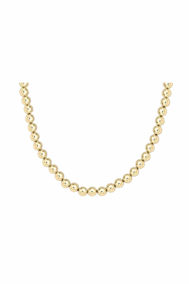 15" Choker Classic Gold 8Mm Bead Weekend Flash Offer Instant Savings Deal