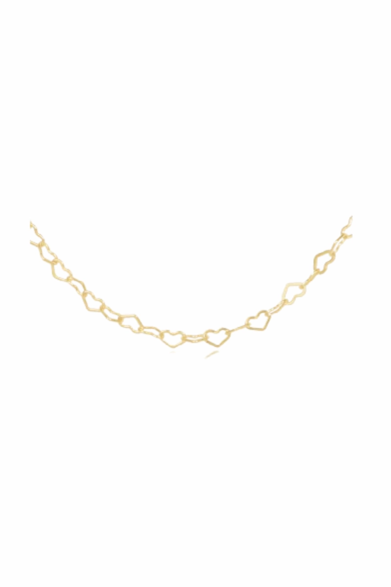 15" Choker Love Chain - Gold Today Only Special Exclusive Deal Inside