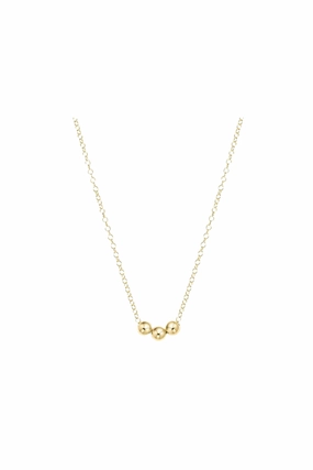 Todays Hot Pick 16" Necklace Gold - Joy 3Mm