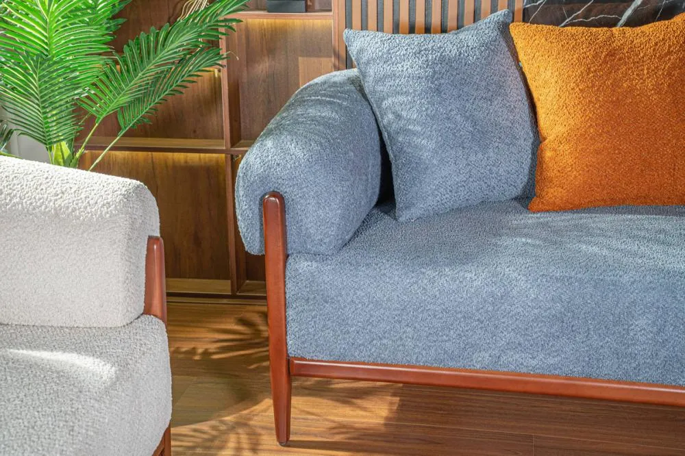 3-seater sofa from Maiden Home, blue - 220x75x75 cm M110453432