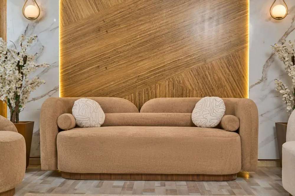 3-seater sofa from Maiden Home, Brown - 220x75x75 cm M110453270