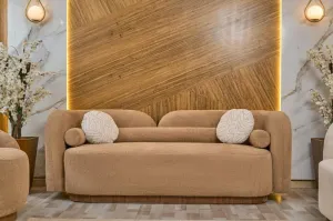 3-seater sofa from Maiden Home, Brown - 220x75x75 cm M110453270