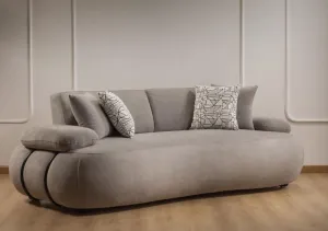 3-seater sofa from Maiden Home, gray - 220x75x75 cm M110453448