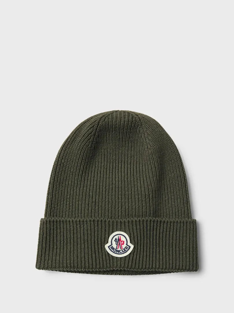 3B70500 Berretto Tricot Hat In Green Hot Item Clearance