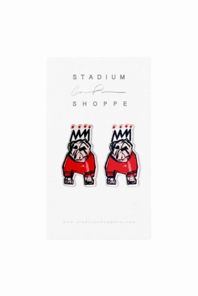Acrylic Bulldog Earrings Instant Deal Today