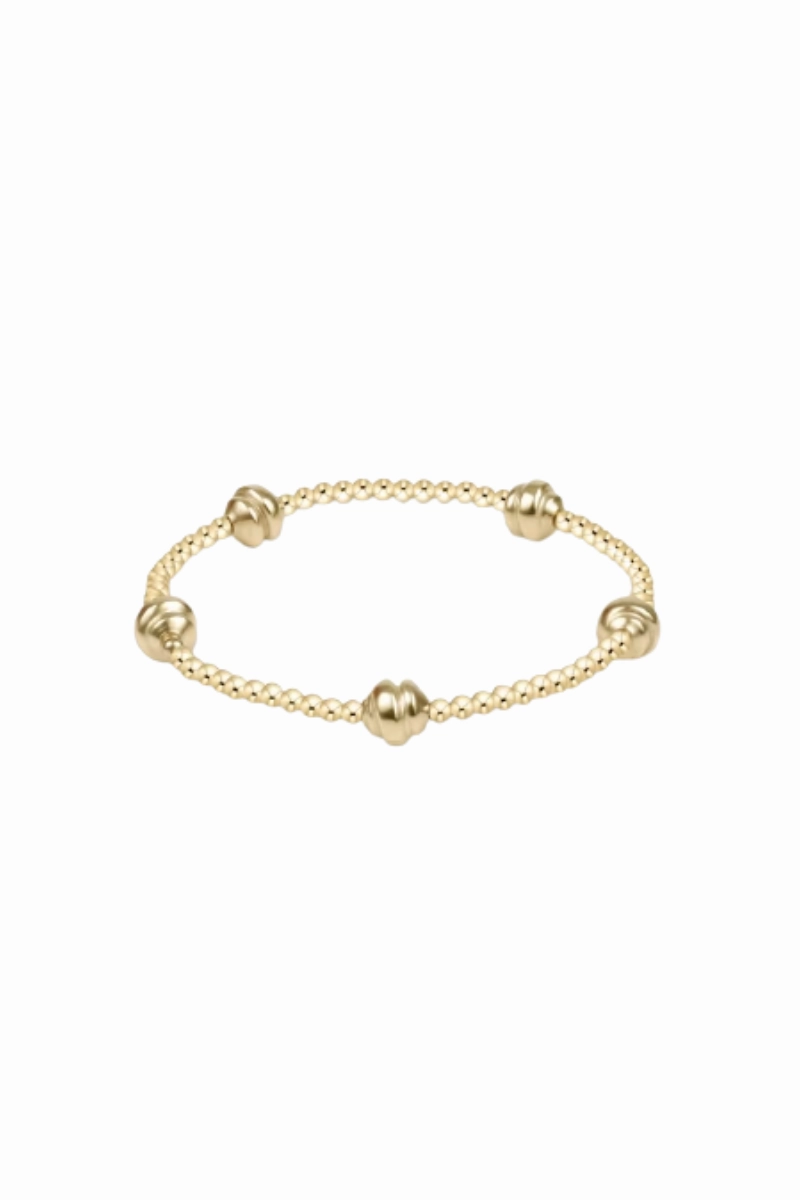 Mega Online Discount Deal of the Day Admire Small Gold 2.5Mm Bead Bracelet - Gold