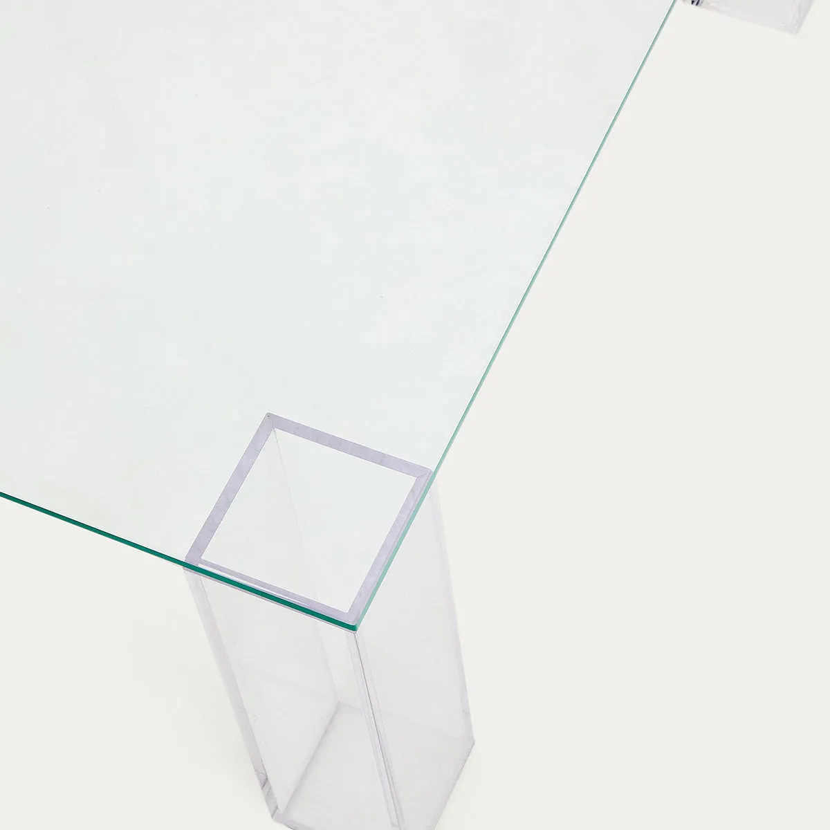 Adularia Glass Square Coffee Table