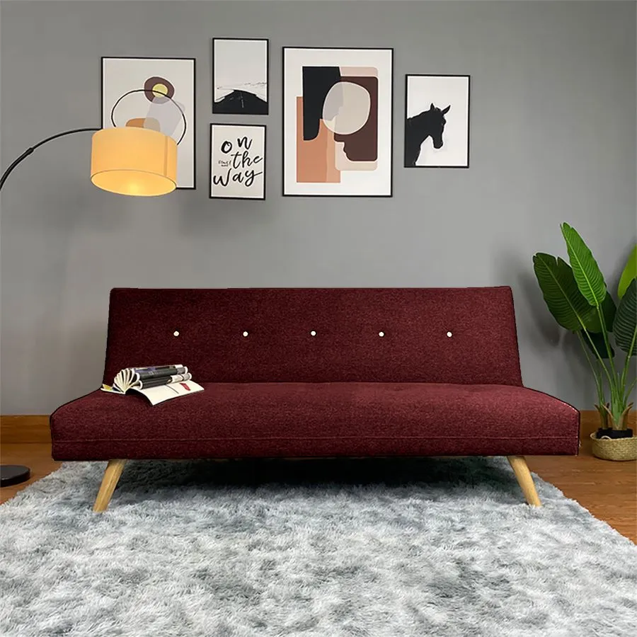 Aimar 2 In 1 Sofabed Linen Upholstered