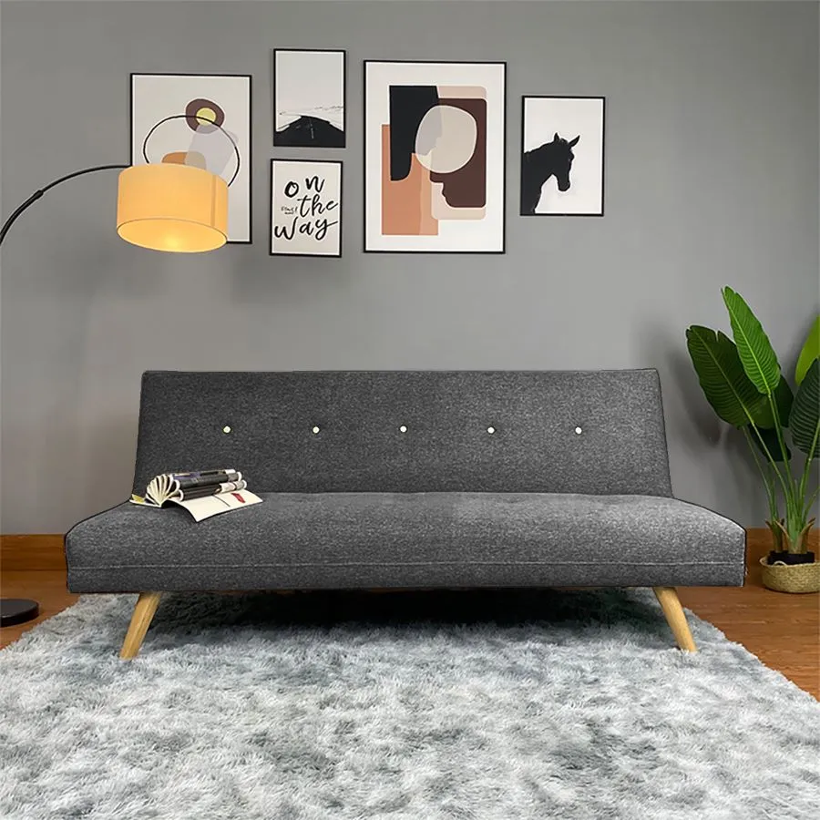 Aimar 2 In 1 Sofabed Linen Upholstered