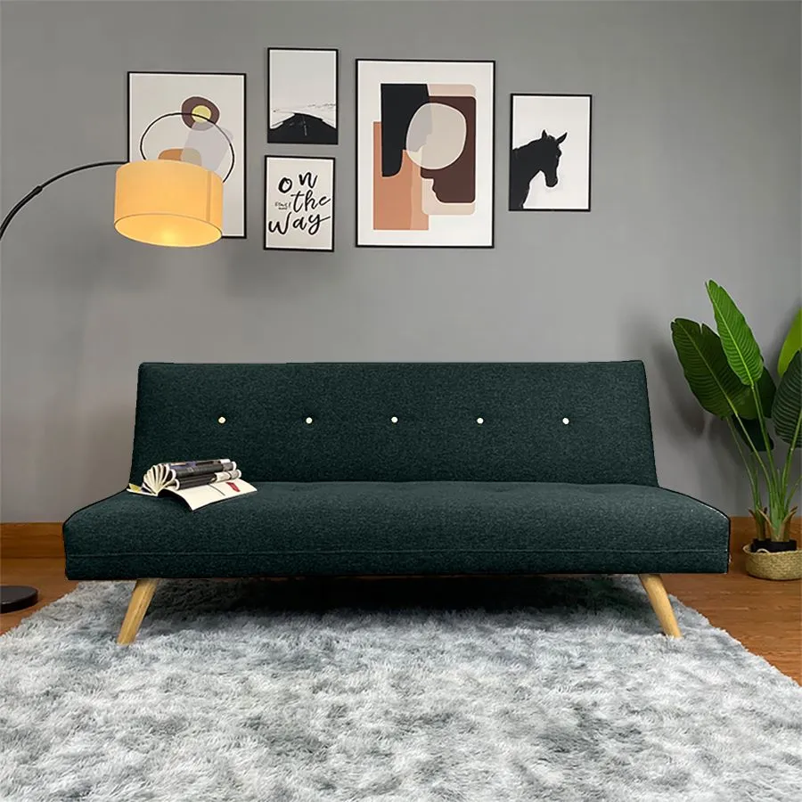 Aimar 2 In 1 Sofabed Linen Upholstered