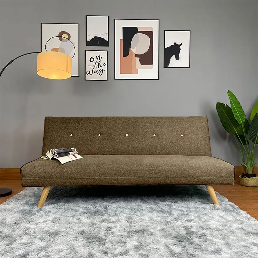 Aimar 2 In 1 Sofabed Linen Upholstered