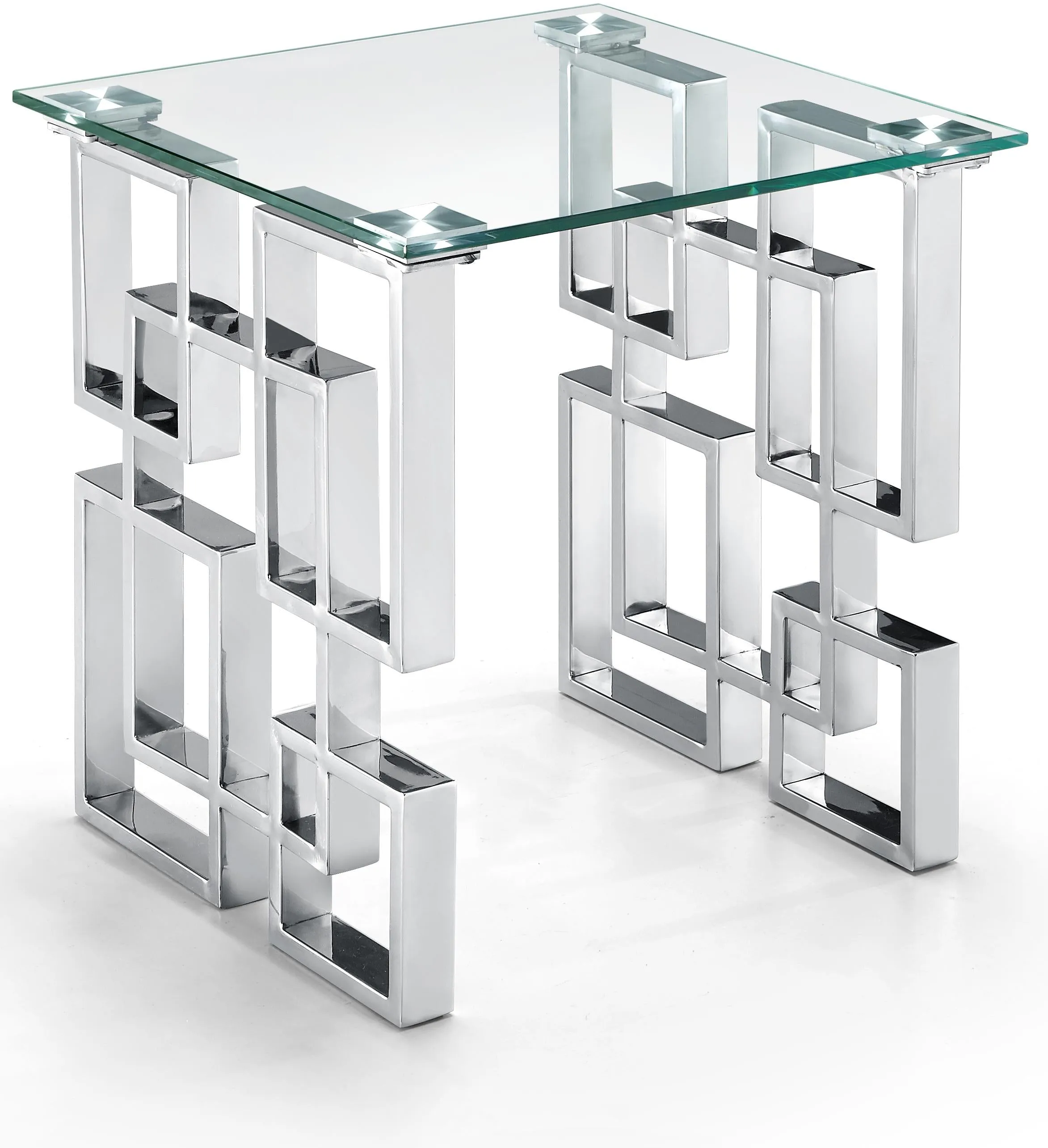 Alexis Chrome End Table