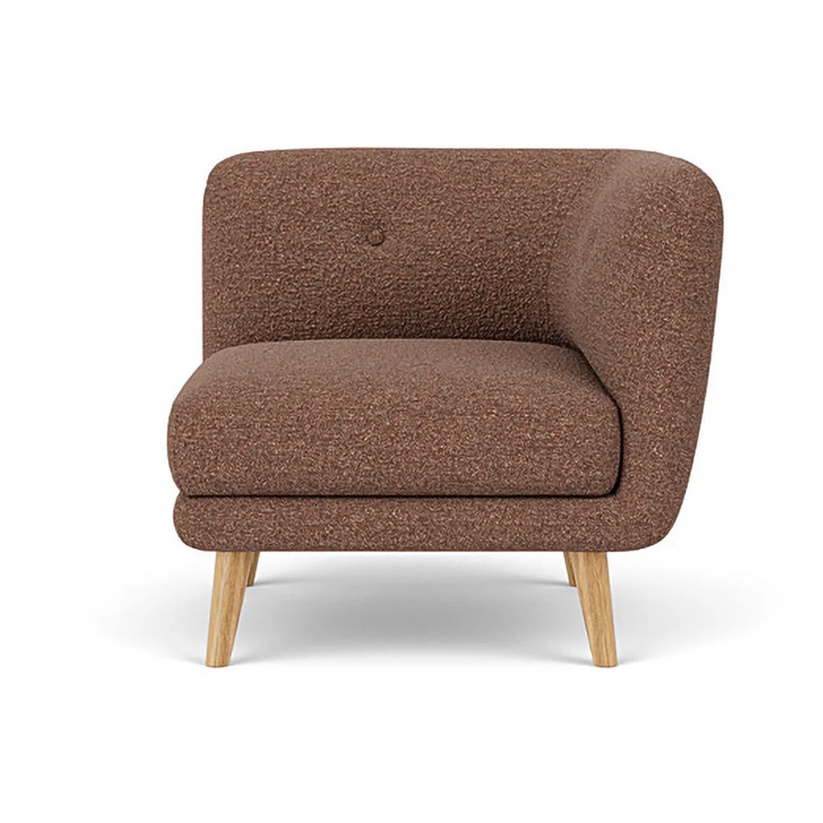 Alfred Boucle Right 1 Seater Modular Sofa