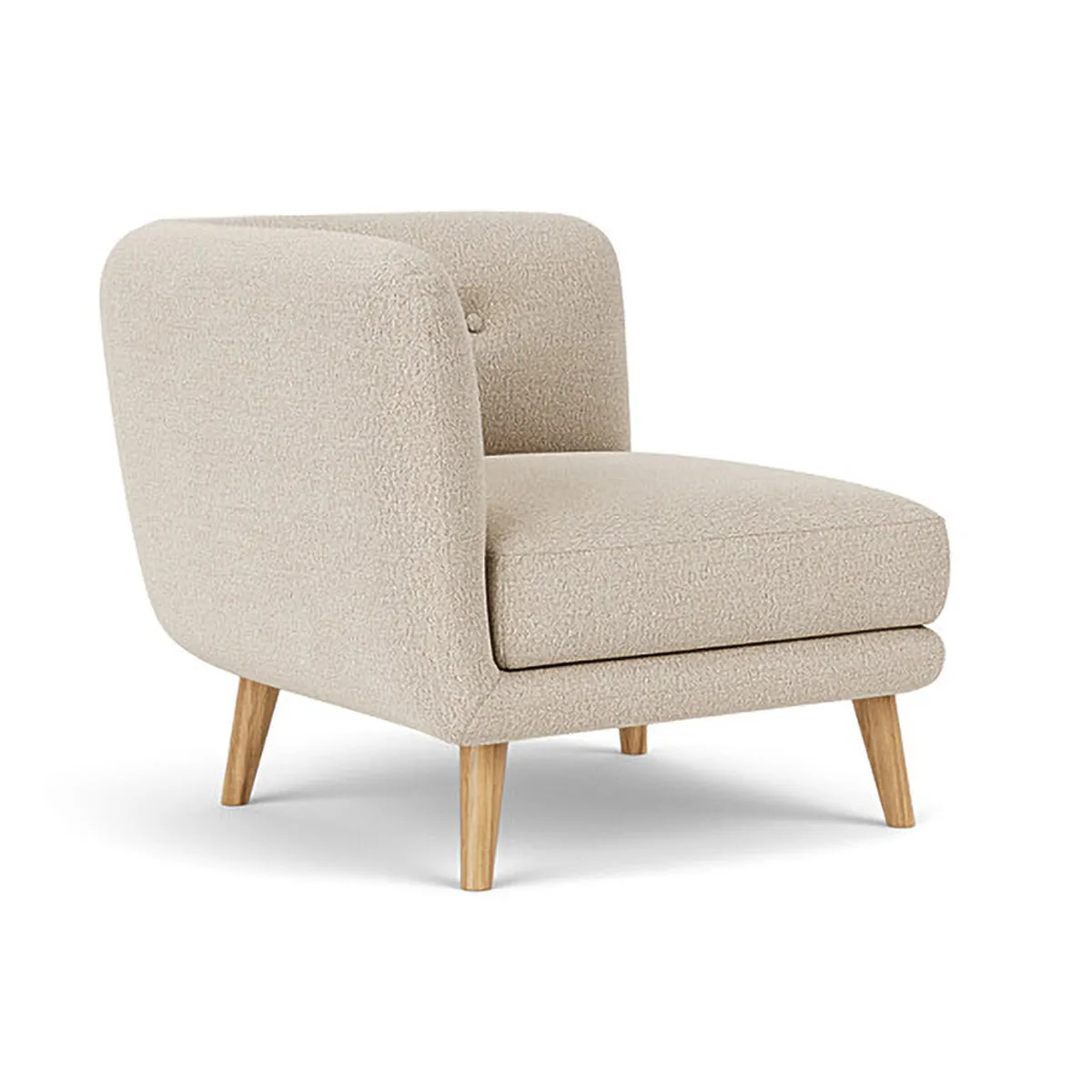Alfred Boucle Right 1 Seater Modular Sofa