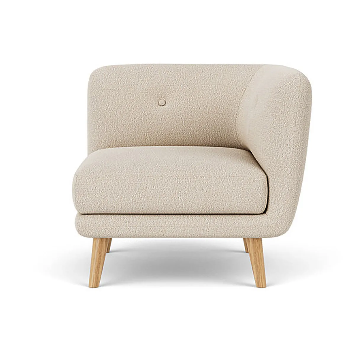 Alfred Boucle Right 1 Seater Modular Sofa