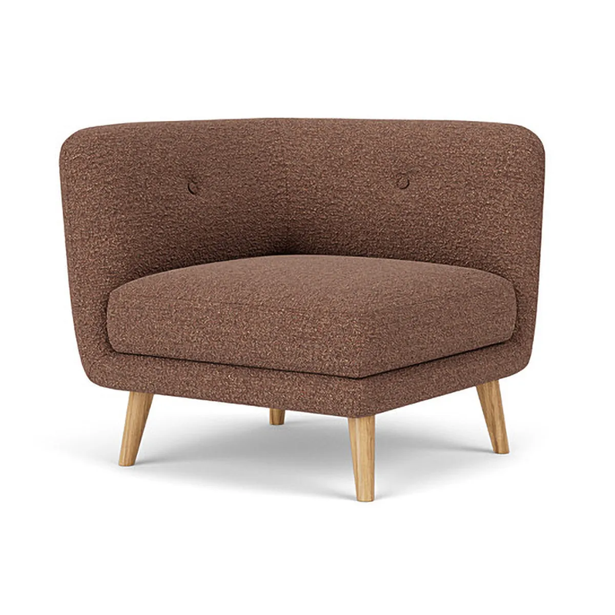 Alfred Boucle Right 1 Seater Modular Sofa