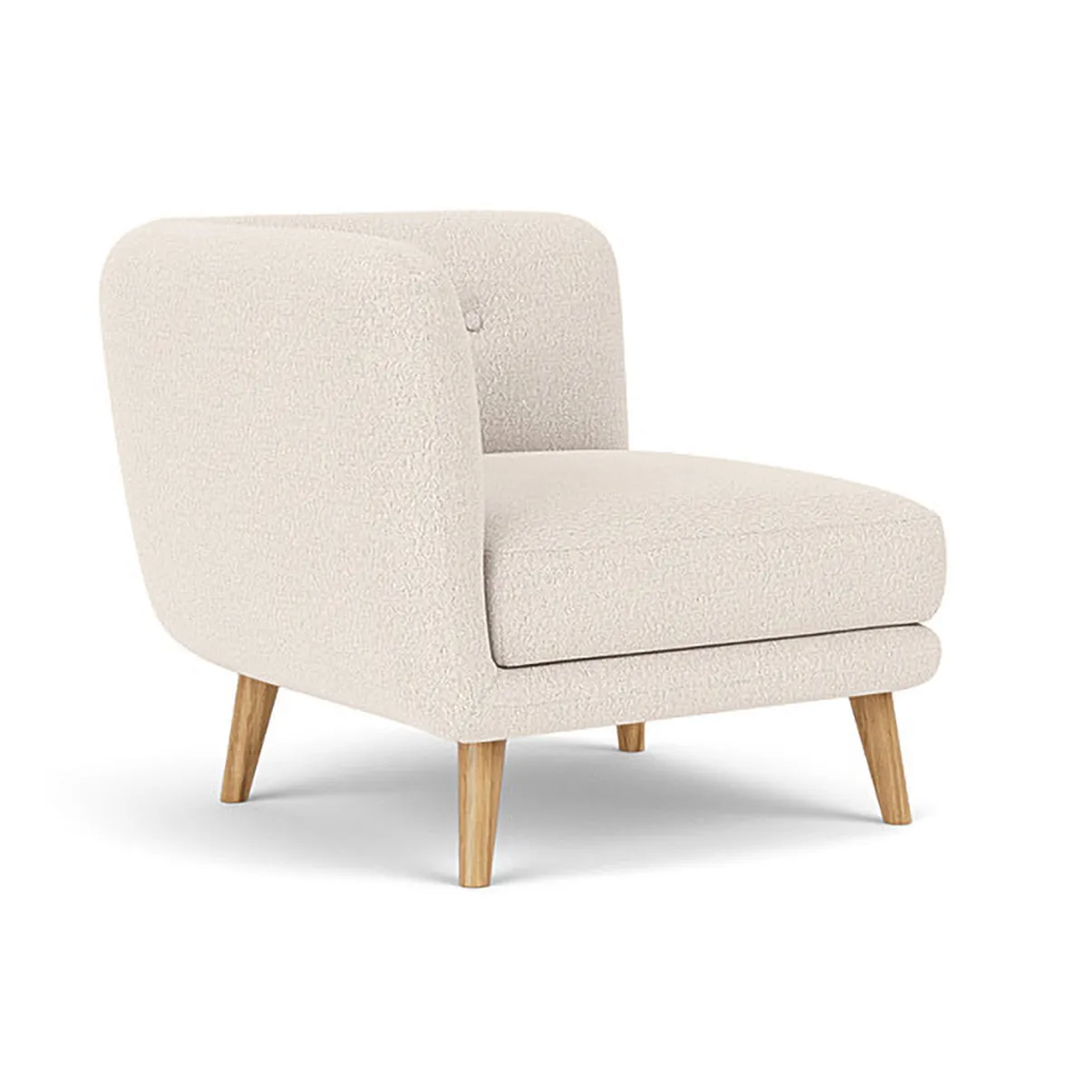 Alfred Boucle Right 1 Seater Modular Sofa