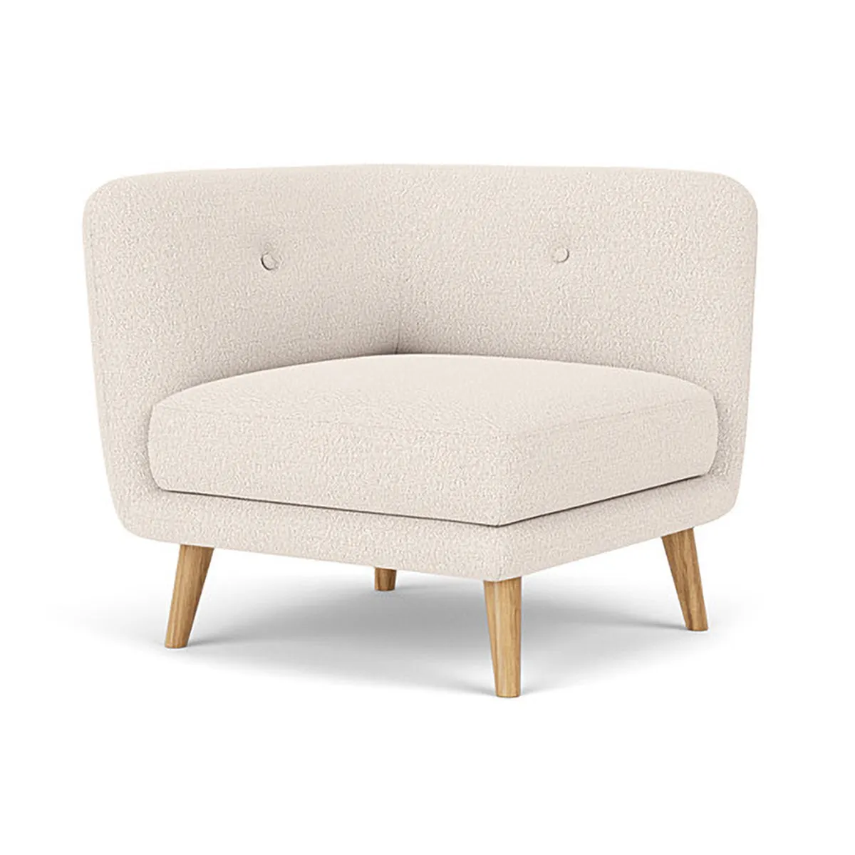 Alfred Boucle Right 1 Seater Modular Sofa