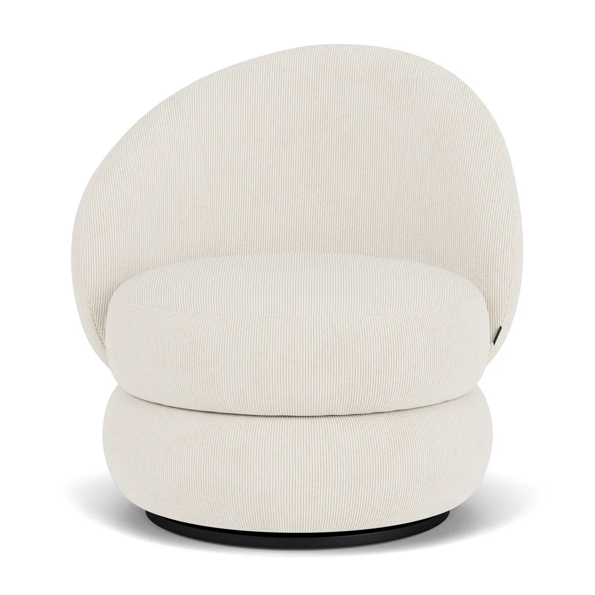 Alma Velvet Swivel Armchair