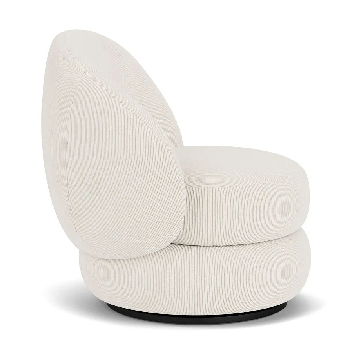 Alma Velvet Swivel Armchair
