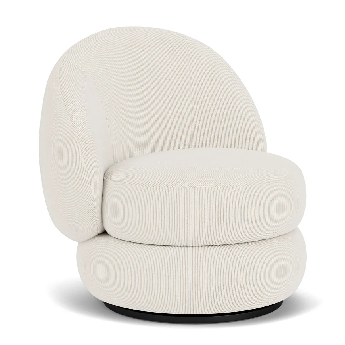 Alma Velvet Swivel Armchair