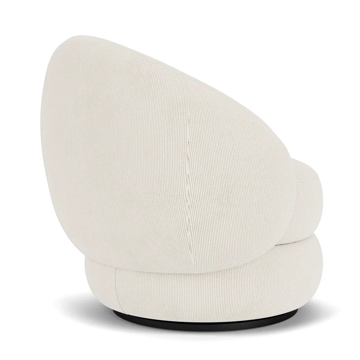 Alma Velvet Swivel Armchair