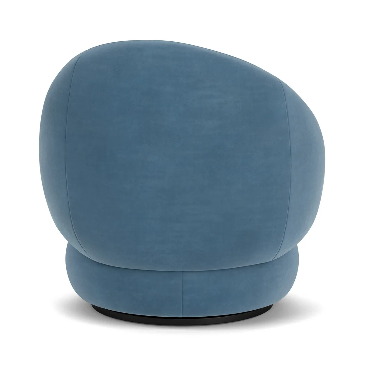 Alma Velvet Swivel Armchair