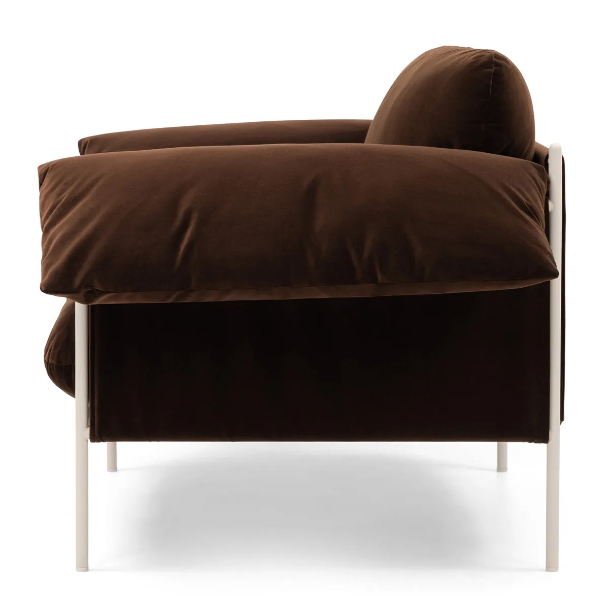 Alva Armchair (Nougat Frame, Avalon Piccolo)