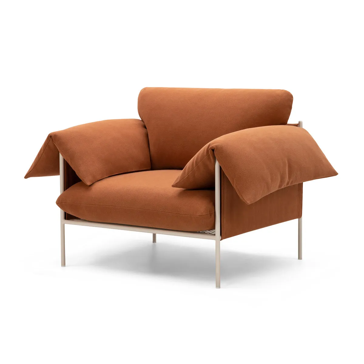 Alva Armchair (Nougat Frame, Cabarita Hazel)