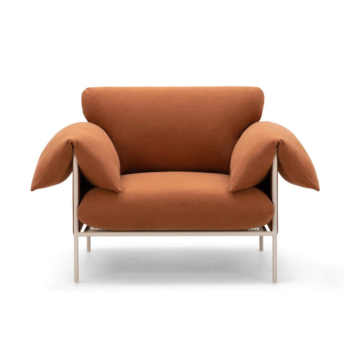 Alva Armchair (Nougat Frame, Cabarita Hazel)