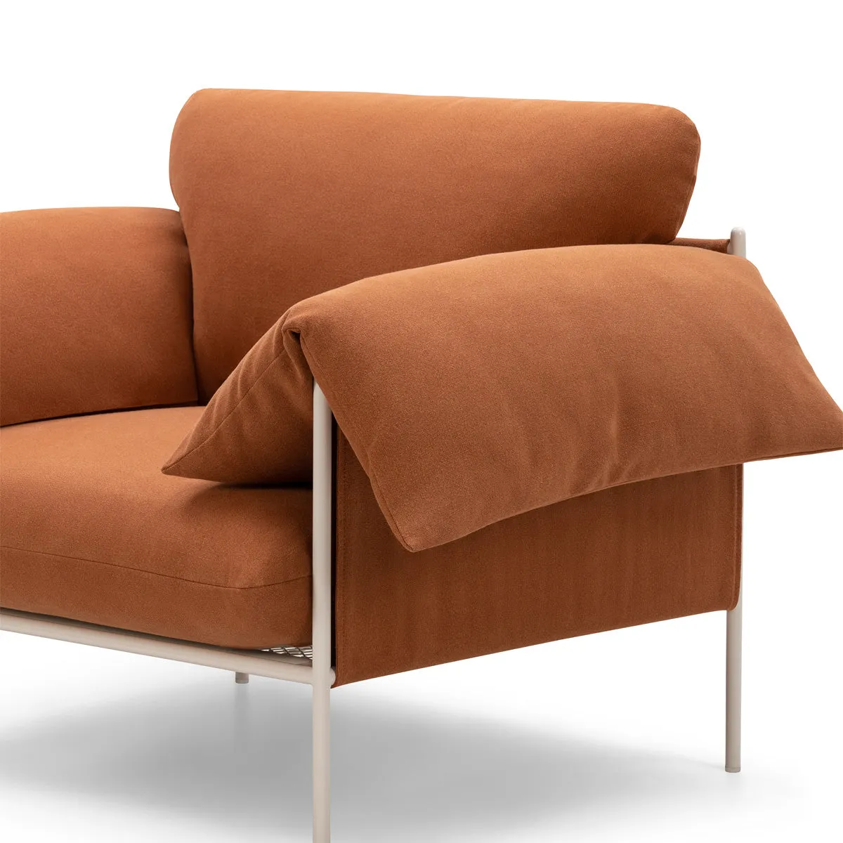 Alva Armchair (Nougat Frame, Cabarita Hazel)