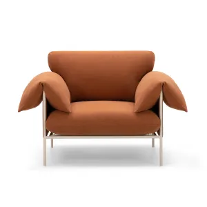 Alva Armchair (Nougat Frame, Cabarita Hazel)