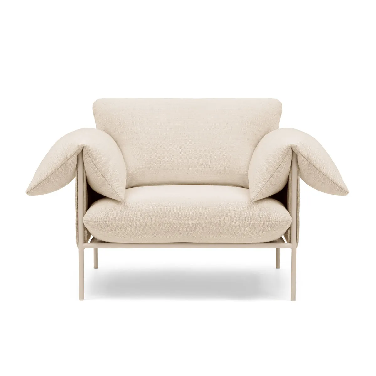 Alva Armchair (Nougat Frame, Hyams Sable)
