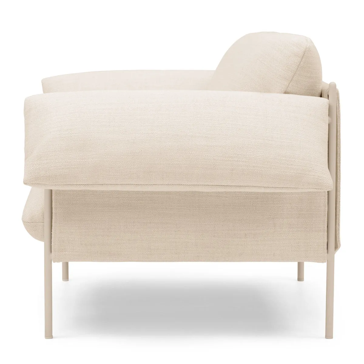 Alva Armchair (Nougat Frame, Hyams Sable)