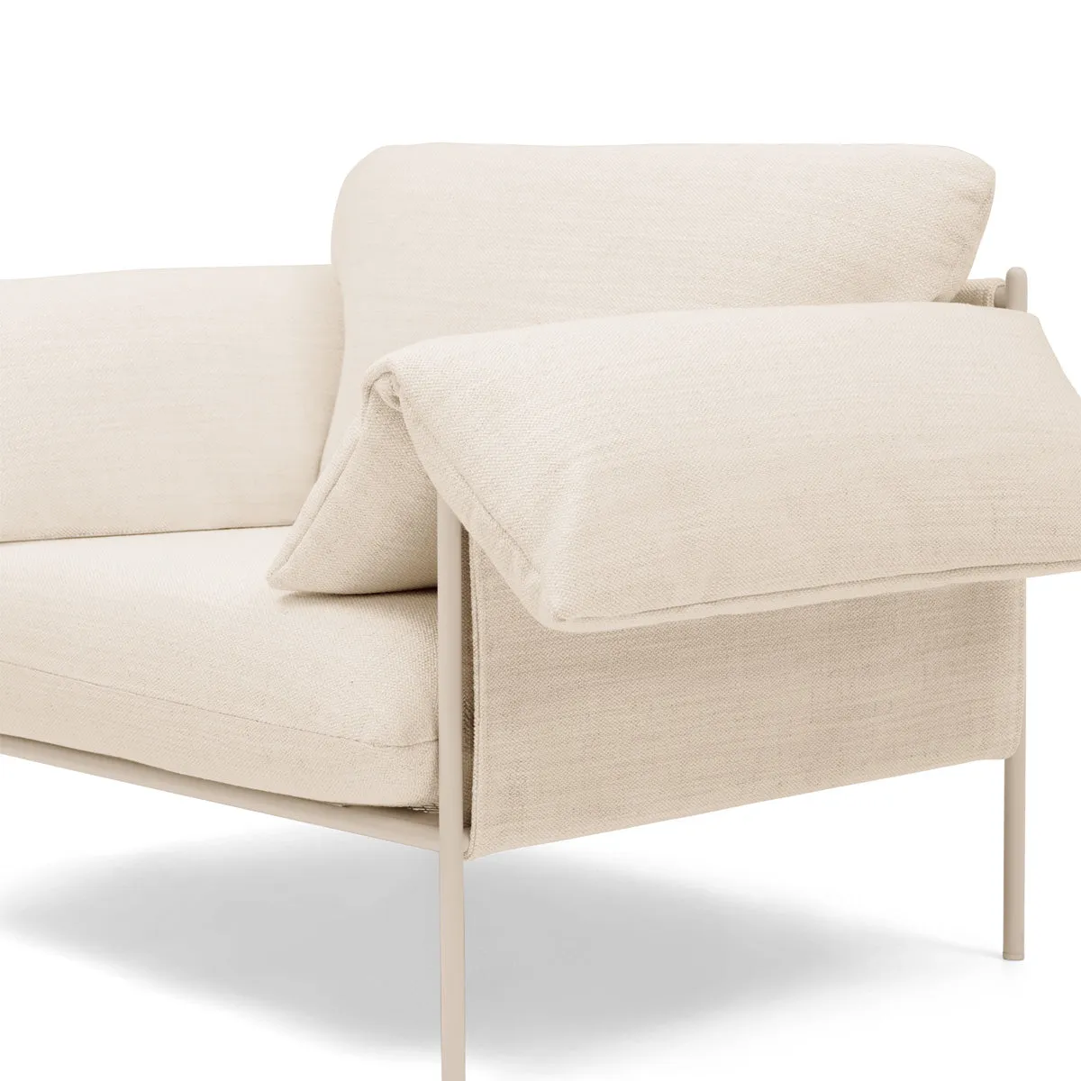 Alva Armchair (Nougat Frame, Hyams Sable)