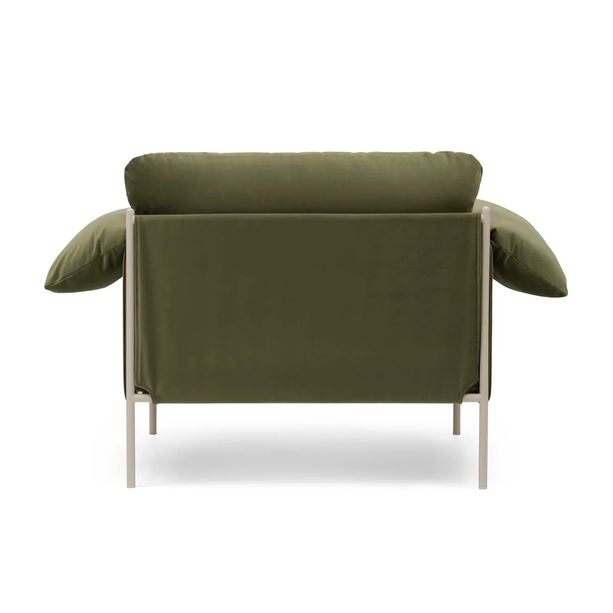 Alva Armchair (Nougat Frame, Malibu Matcha)