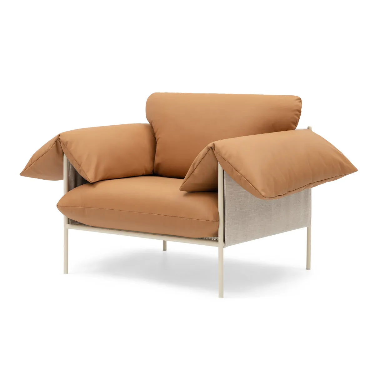 Alva Armchair (Nougat Frame, Simpson Tan)