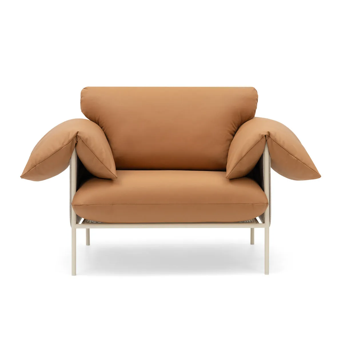 Alva Armchair (Nougat Frame, Simpson Tan)