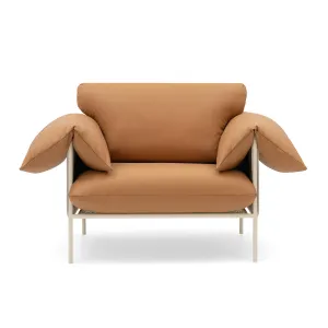 Alva Armchair (Nougat Frame, Simpson Tan)