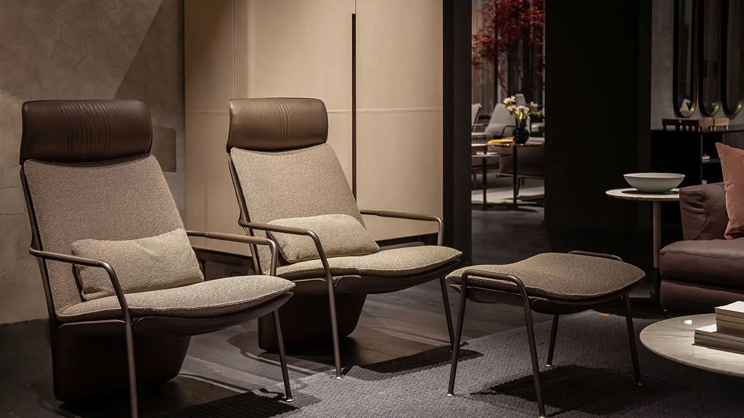 Arabesque High Back Armchair