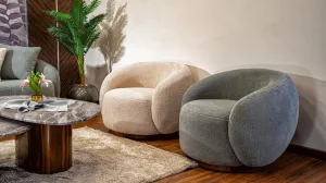 Armchair from Maiden Home, beige - 75x75x75 cm M110453324