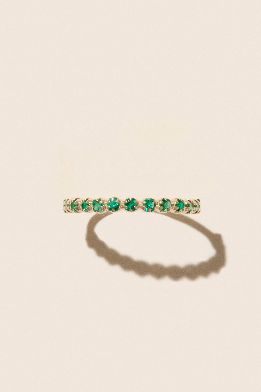 Hot Deal Alert Ava N2 Ring With Emeralds In Yellow Gold