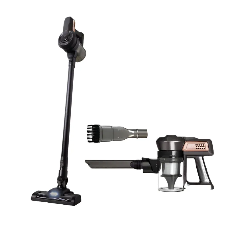Berlinger Haus Upright Handstick Vacuum Cleaner, 22.2V, 140Watts, 0.5Lit, Black Rose
