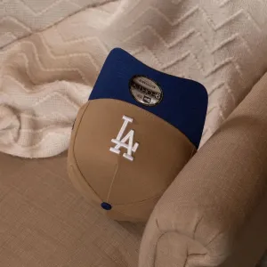 New Era 9Forty A-Frame Mlb Los Angeles Dodgers Upside Down Logo Two Tone / Grey Uv Snapback Cap Best Price Online