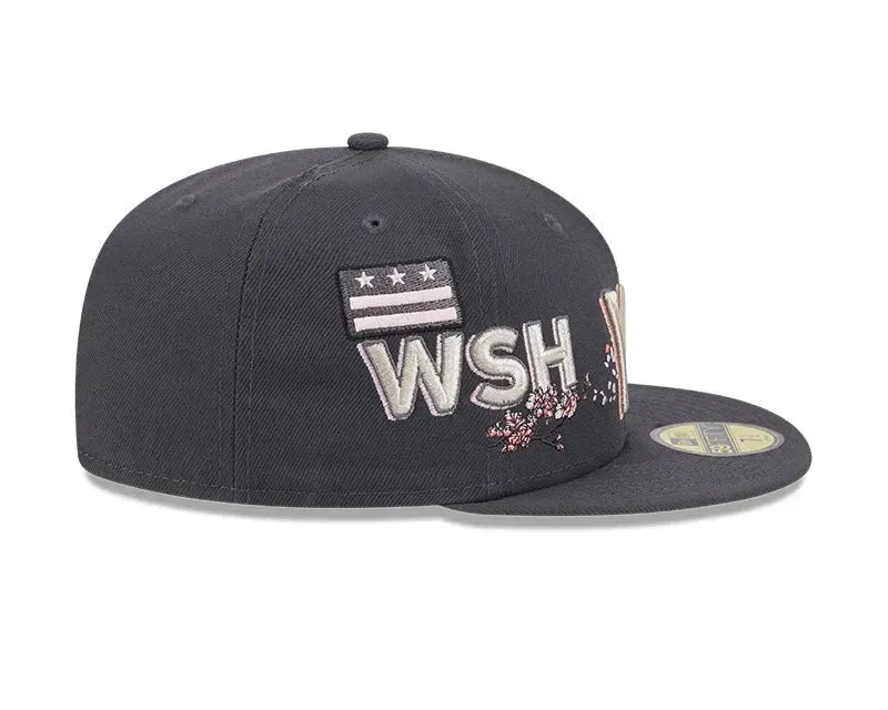Today Only Hot Pick New Era 59Fifty Mlb Washington Nationals Citycon Graphite Grey / Grey Uv Fitted Cap