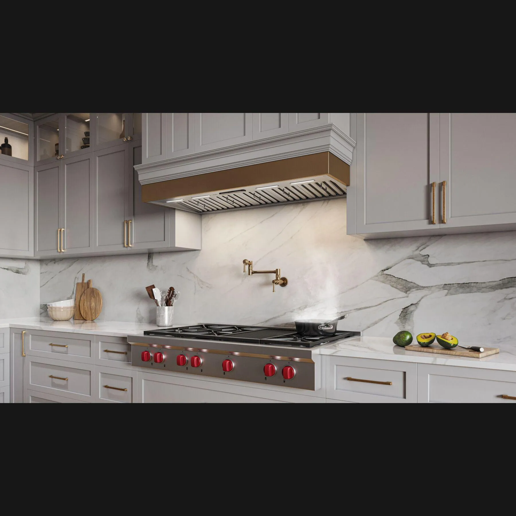Best Range Hoods HBN548212SS 48-Inch Built-In Range Hood With True Iq Blower System, 1240 Truecfm, 23-1/2" Depth, Stainless Steel (Hbn5 Series)