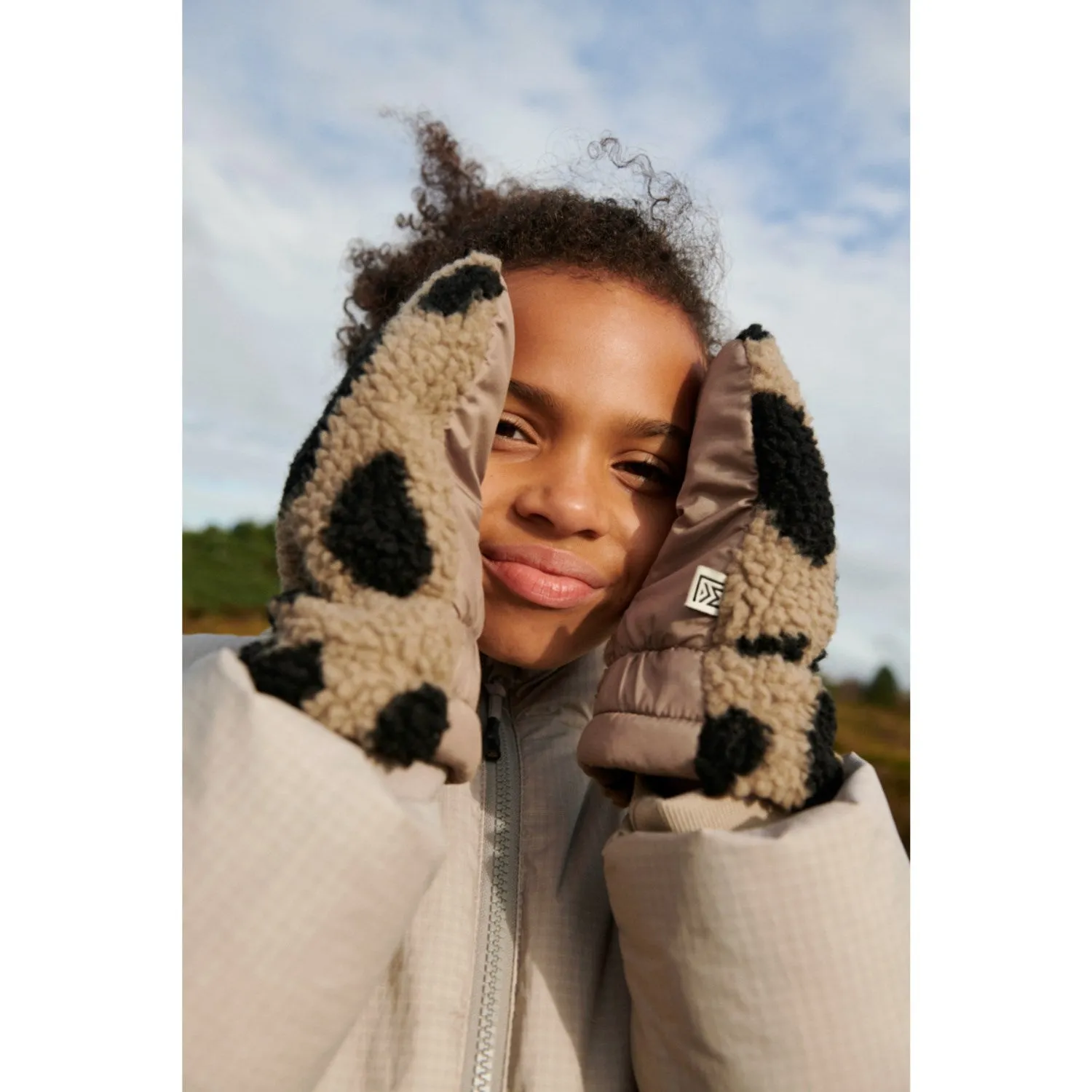 Liewood Mega Leo / Oat Mix Grethe Pile Gloves Mega Discount Event Today Only Hot Sale