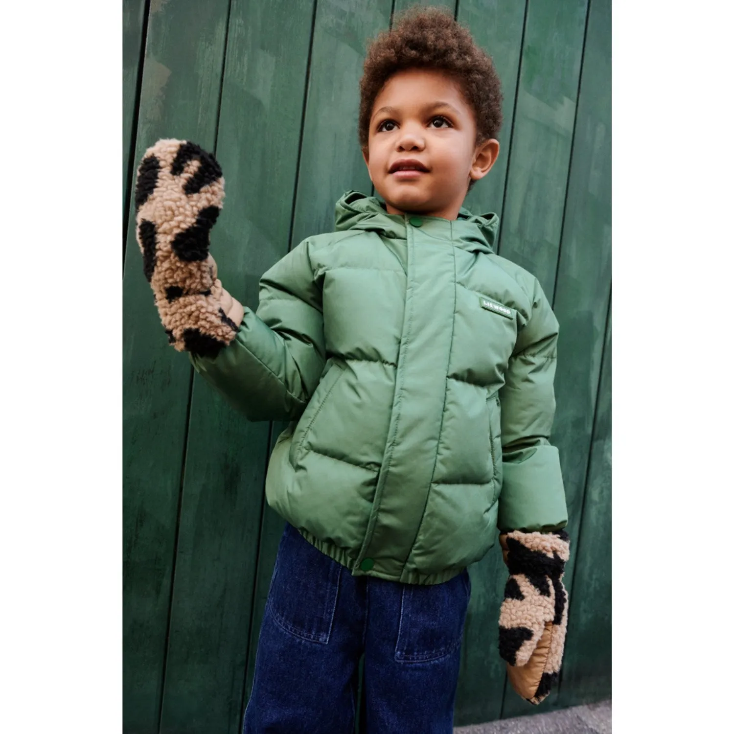 Save More Now Liewood Mega Leo / Oat Mix Grethe Pile Gloves